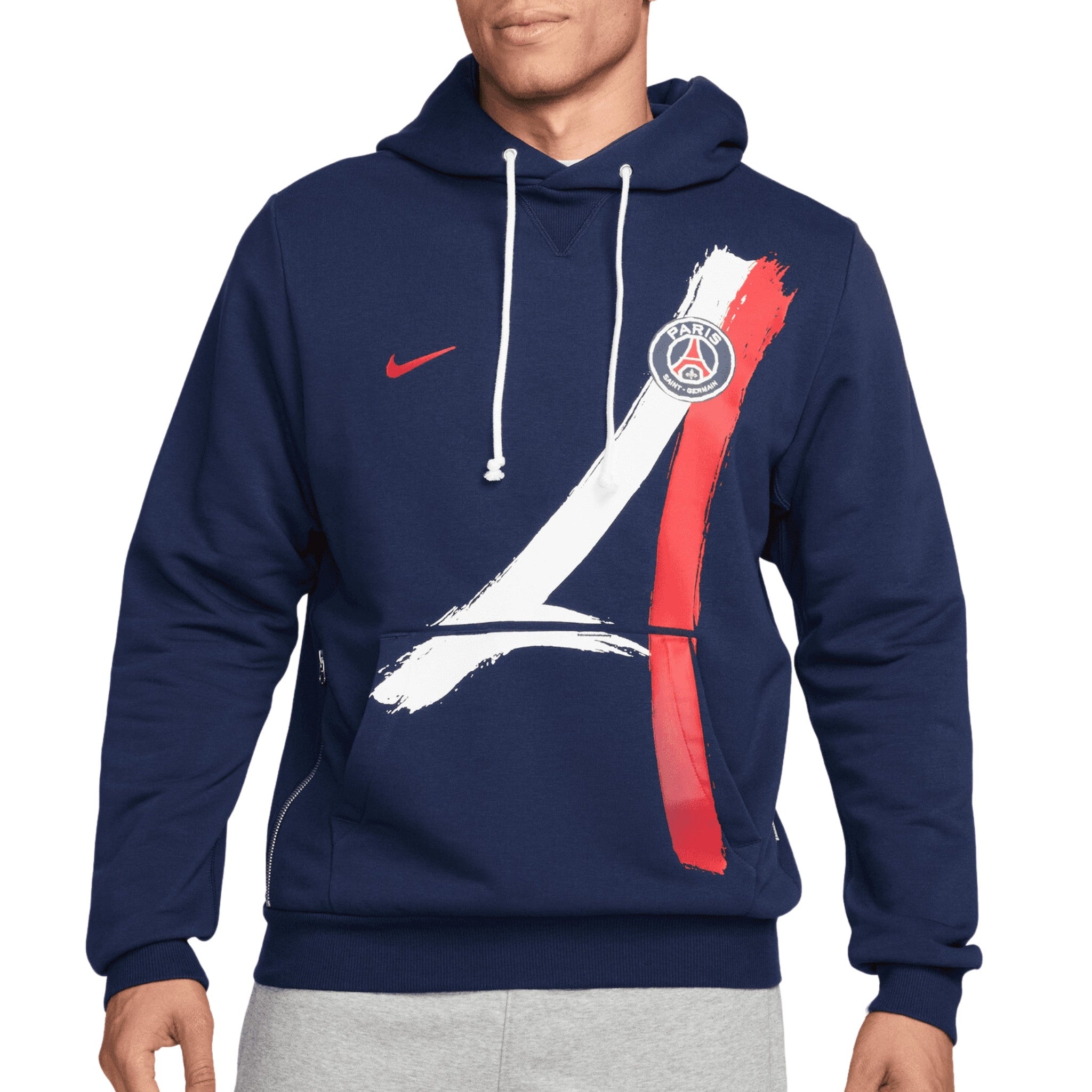 Paris Saint Germain PSG Standard Issue Pullover Hoodie 2024 25 EvangelistaSports