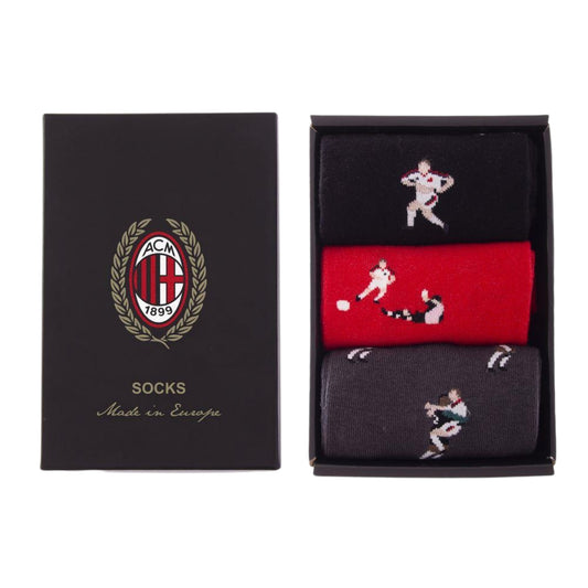 AC Milan 2003 Rigore Casual Sock Box - 3 Pack | EvangelistaSports.com | Canada's Premiere Soccer Store
