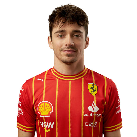 Scuderia Ferrari X Charles Leclerc Soccer Jersey 2024