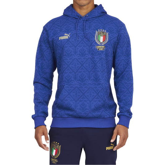 Italy FIGC Graphic Winner Football Hoodie