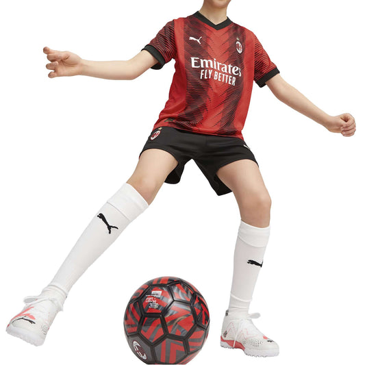 AC Milan Junior Home Jersey 2023/24 | EvangelistaSports.com | Canada's Premiere Soccer Store
