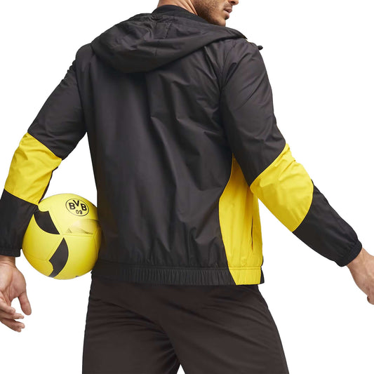 Borussia Dortmund BVB Pre-Match Football Jacket 2023/24 | EvangelistaSports.com | Canada's Premiere Soccer Store