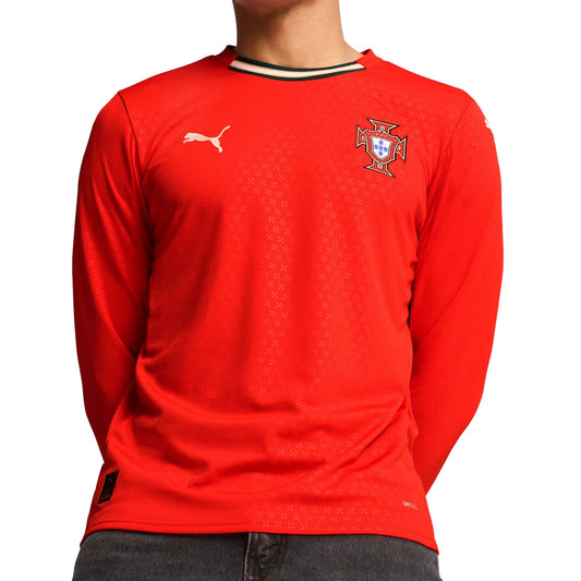 Portugal FPF Long Sleeve Home Jersey 2025