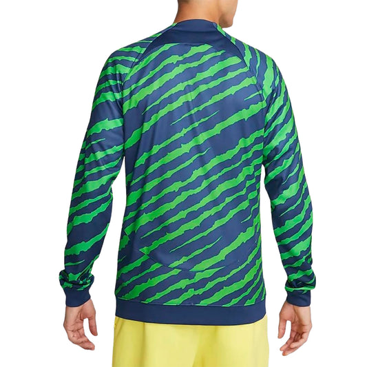 Veste de football en tricot entièrement zippée Brésil CBF Academy Pro 2022/23