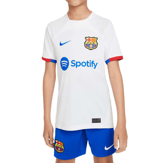 FC Barcelona Stadium Junior Away Jersey 2023/24 | EvangelistaSports.com | Canada's Premiere Soccer Store