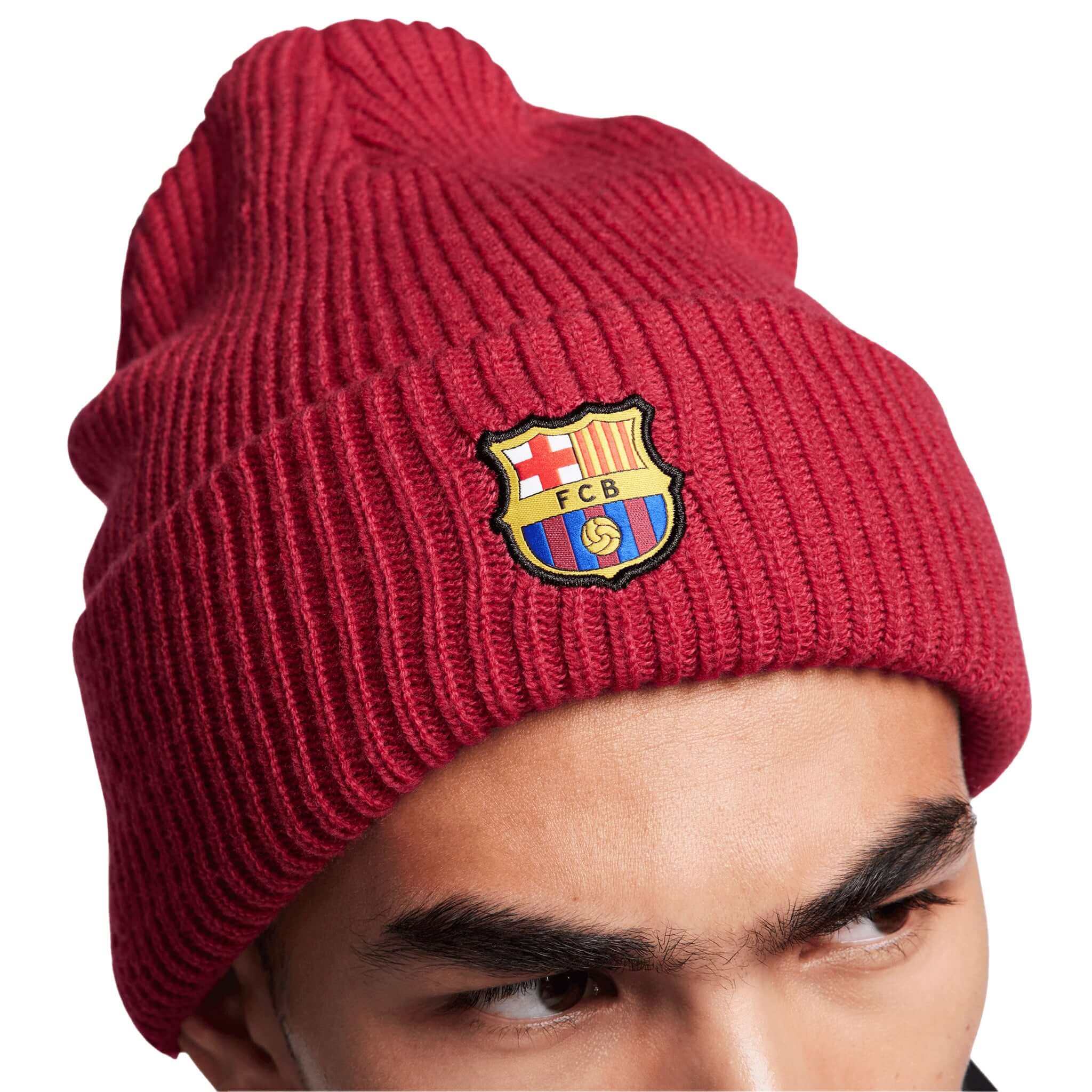 Fc barcelona beanie hotsell