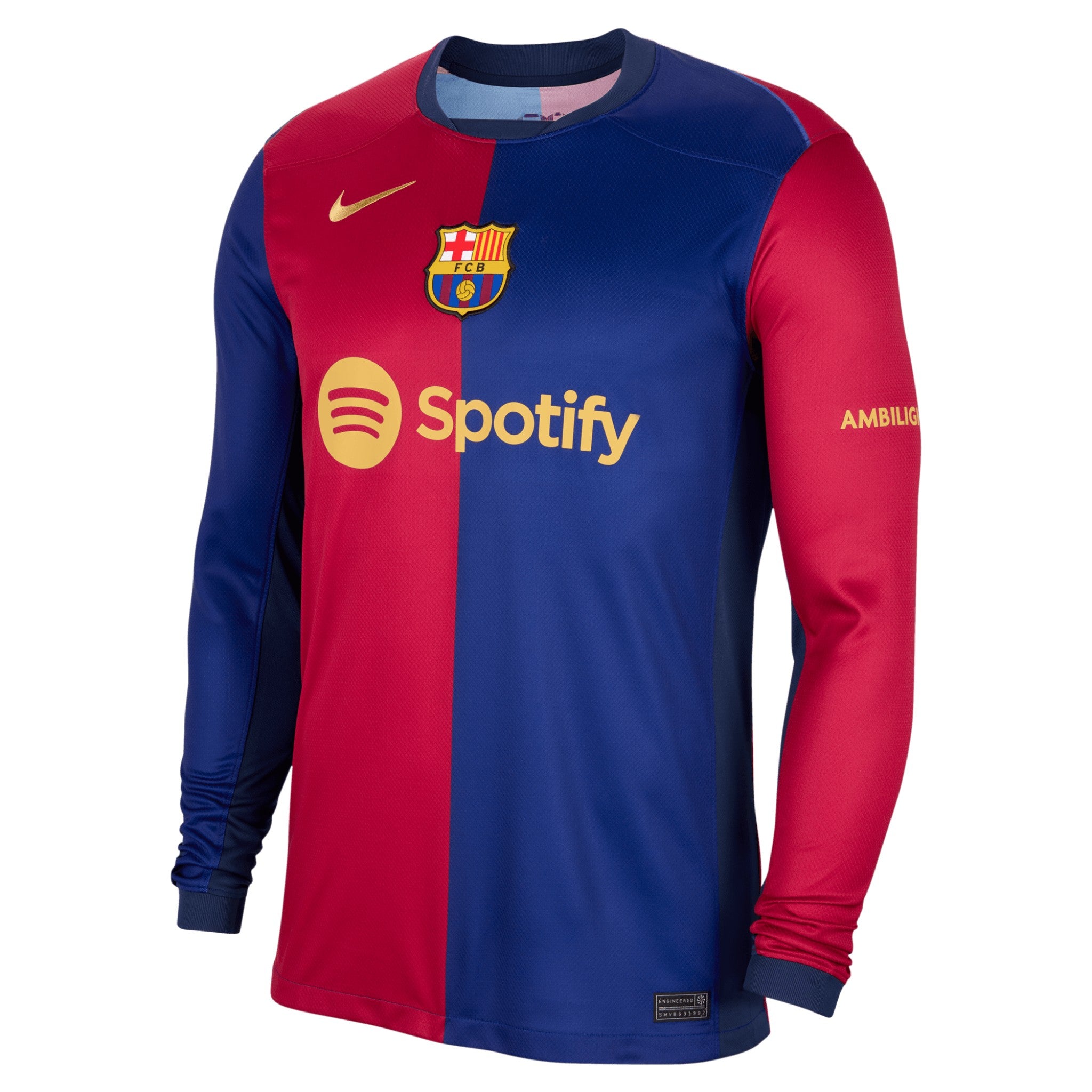 FC Barcelona Stadium Long Sleeve Home Jersey 2024 25