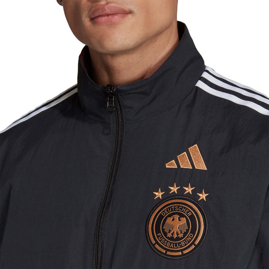 Germany DFB Reversible Anthem Jacket 2022/23 | EvangelistaSports.com | Canada's Premiere Soccer Store