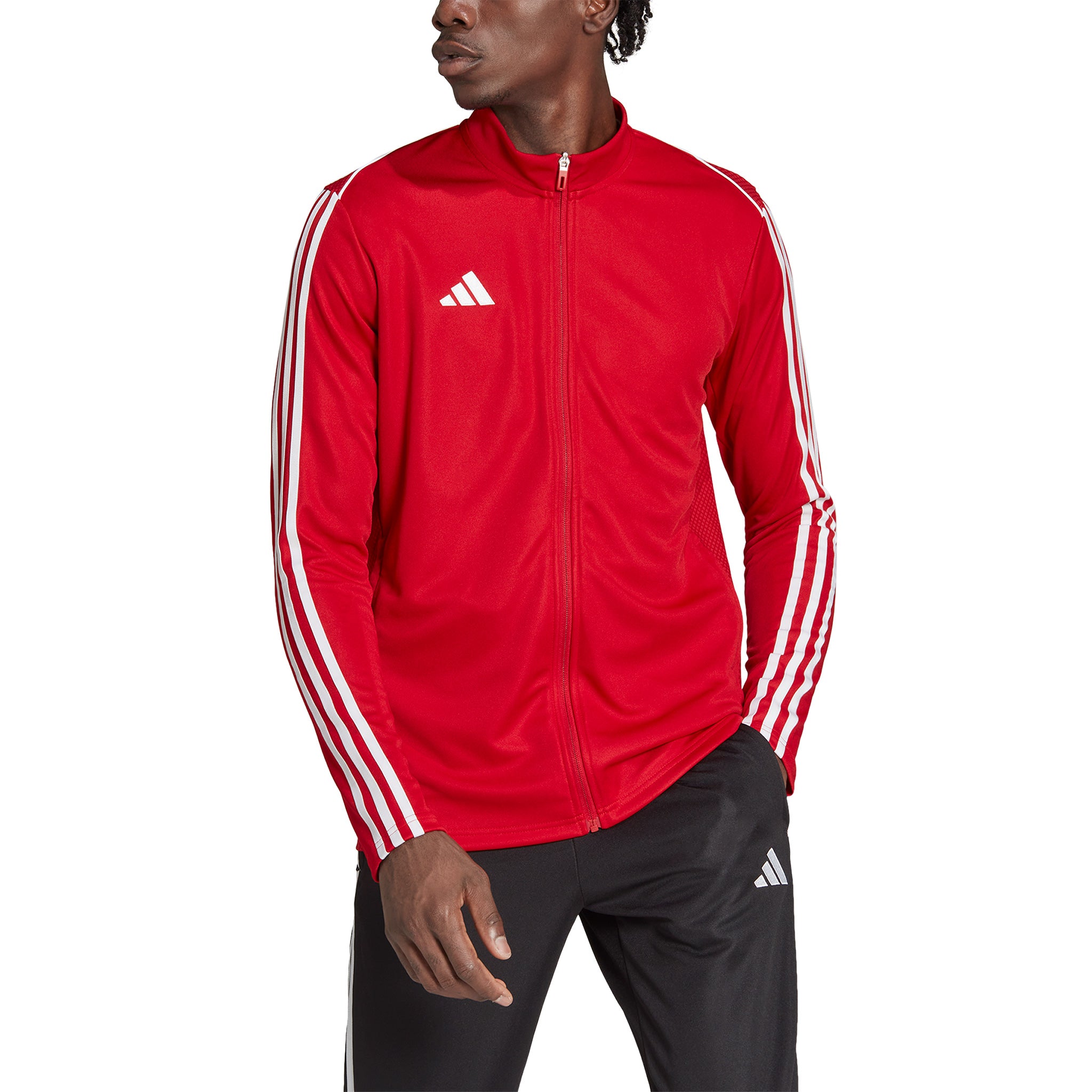 Adidas red tracksuit jacket sale