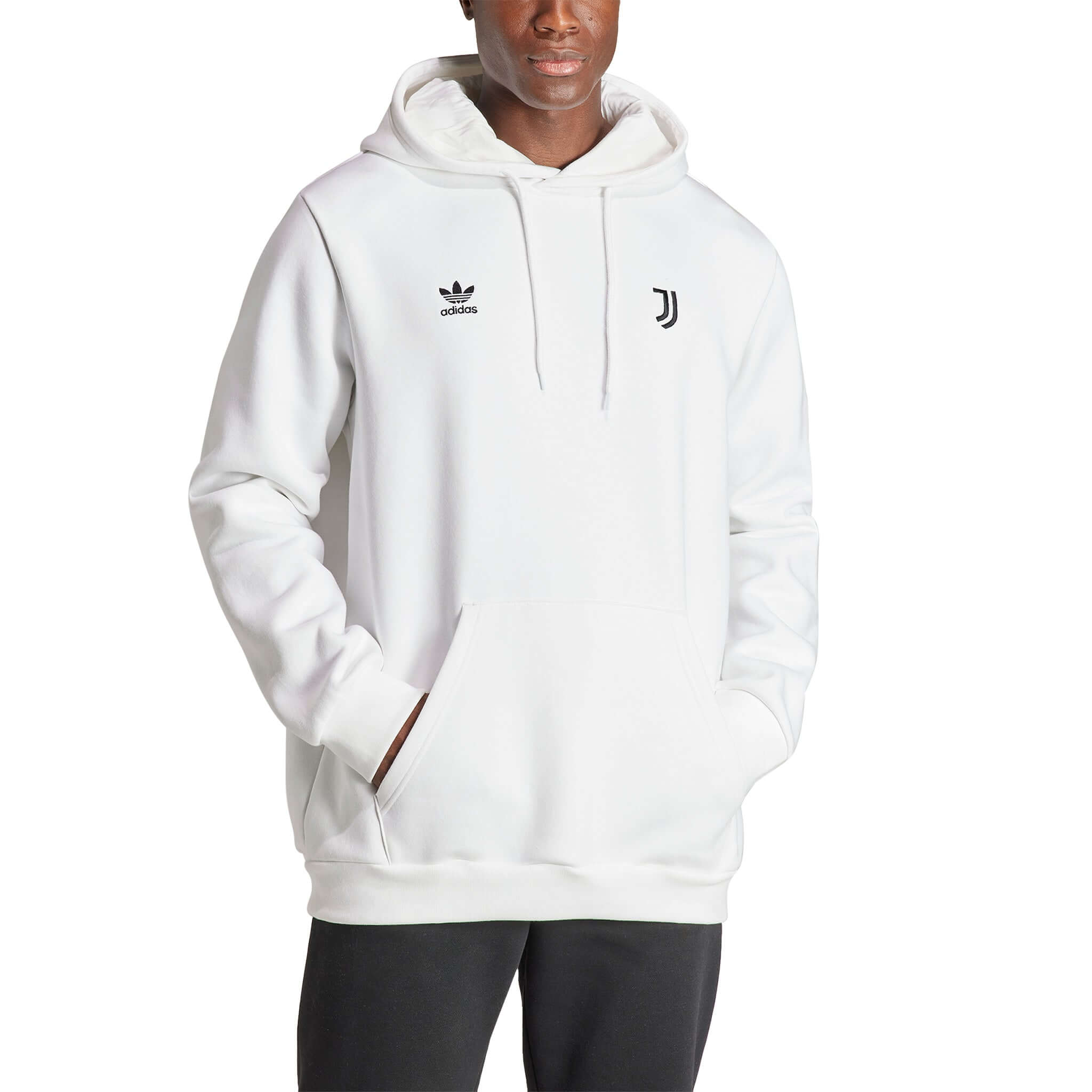 Juventus FC Essentials Trefoil Hoodie 2023 24 adidas EvangelistaSports