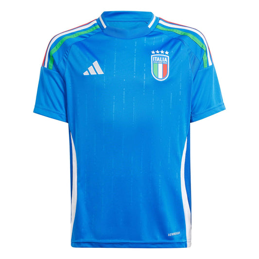 Italy FIGC Junior Home Jersey 2024/25 | EvangelistaSports.com | Canada's Premiere Soccer Store