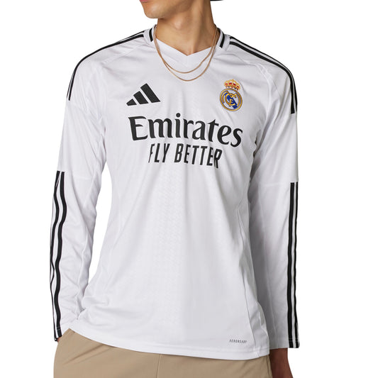 Real Madrid CF Long Sleeve Home Jersey 2024/25